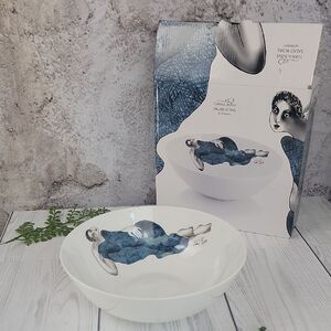 Carrol Boyes " At Leisure " Salad Bowl Indigo Girls Collection